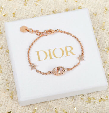 Dior single layer CD star bracelet