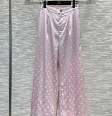 Chanel latest series jacquard trousers trousers