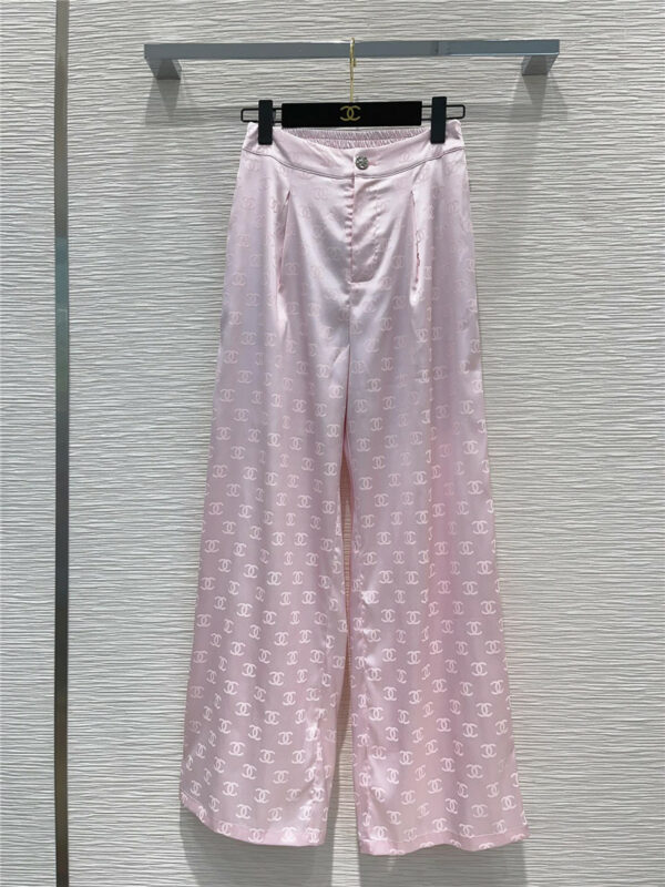 Chanel latest series jacquard trousers trousers
