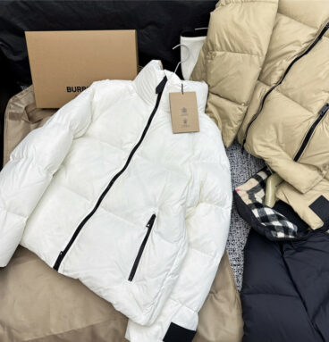 Burberry new stand-up collar bread down jacket