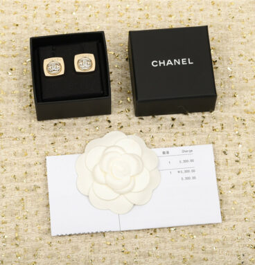 Chanel double c earrings