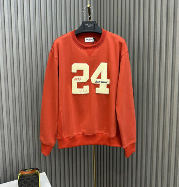 YSL towel embroidered letters sweatshirt