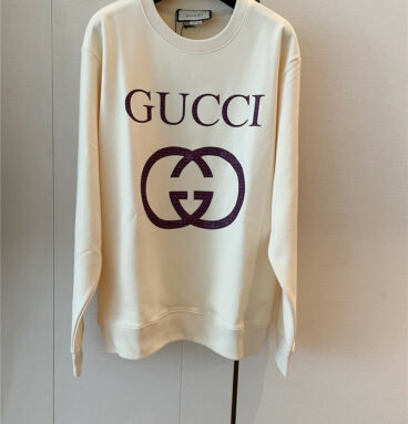 gucci new classic Logo cotton sweater