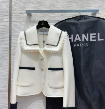 Chanel wool + mink coat