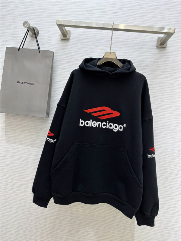 Balenciaga letter logo embroidery hoodie