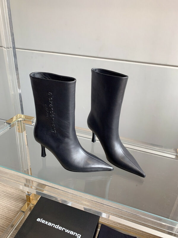 alexander wang new pointed toe high heel ankle boots