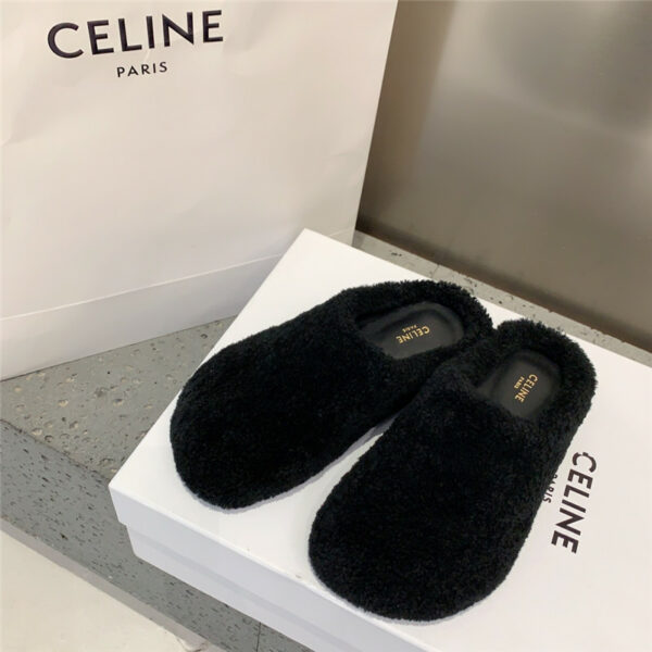 celine new wool slippers
