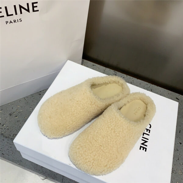celine new wool slippers