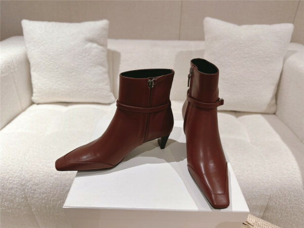 celine british pointed toe early autumn ankle boots