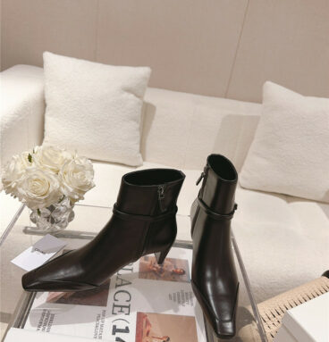 celine british pointed toe early autumn ankle boots