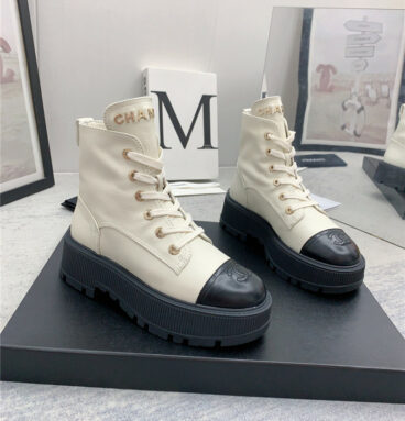 chanel new motorcycle boots