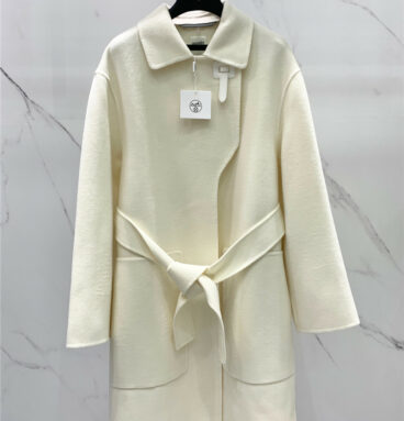 Hermès mid-length cashmere coat