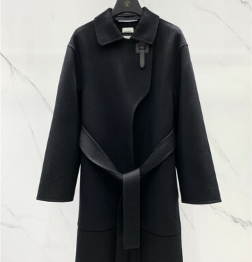 Hermès mid-length cashmere coat
