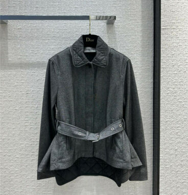 dior two-piece design functional coat
