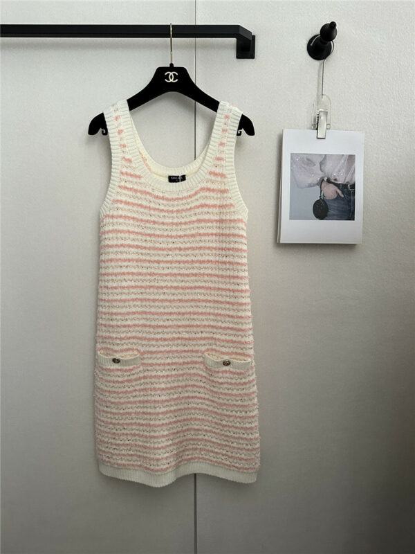 Chanel early autumn new knitted vest dress