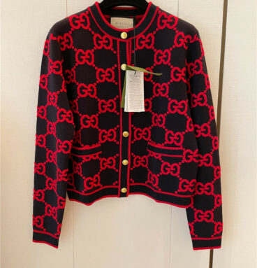 gucci new silk cotton blended cardigan