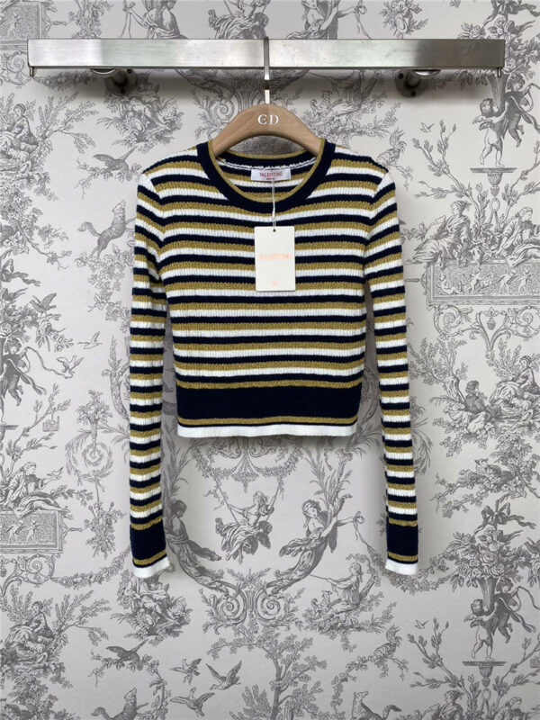 valentino early autumn new striped sweater