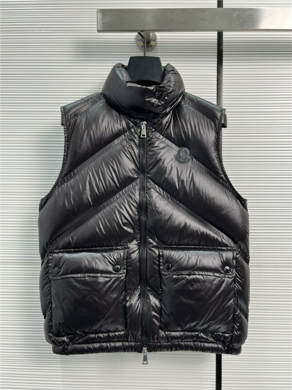 moncler quilted goose down down vest