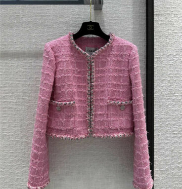 Chanel cherry blossom pink short coat