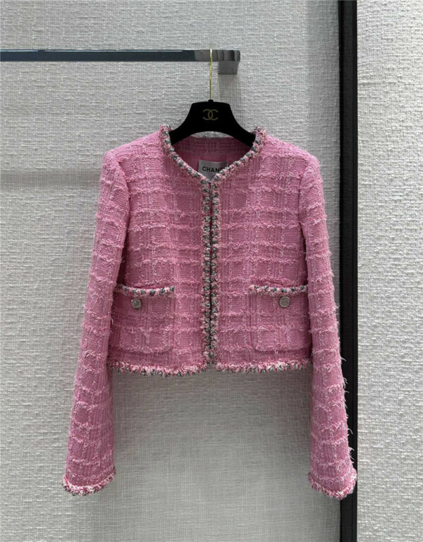Chanel cherry blossom pink short coat