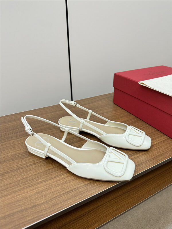 valentino new big V buckle sandals shoes