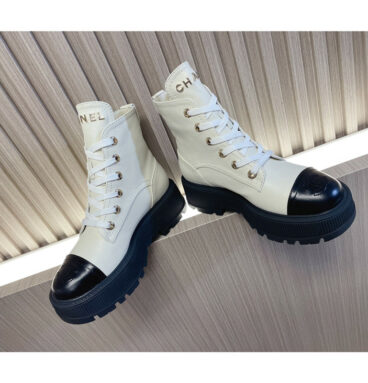 Chanel autumn winter latest motorcycle boots