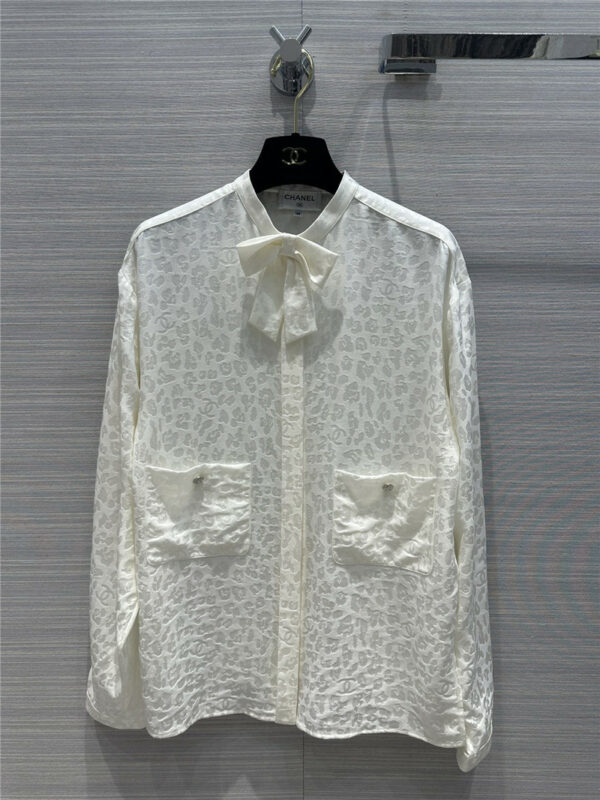 Chanel handmade new silk shirt