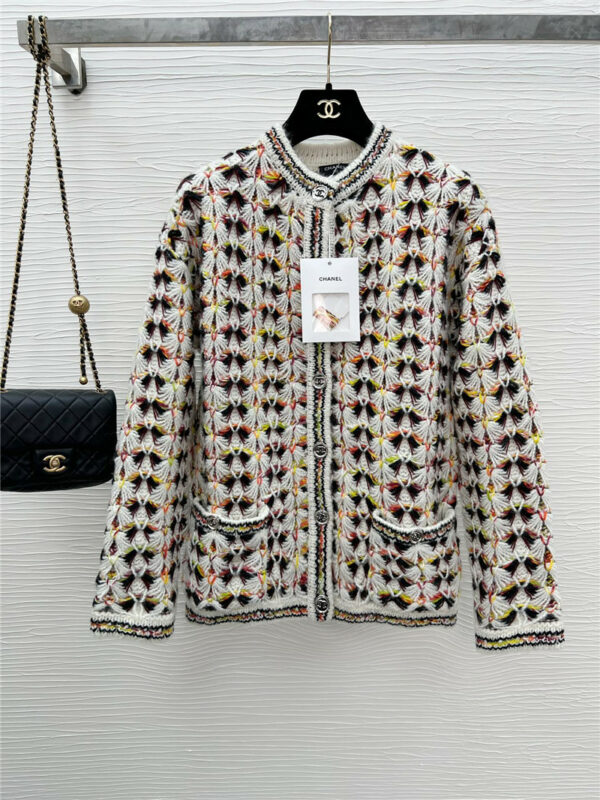 chanel novice workshop series knitted cardigan