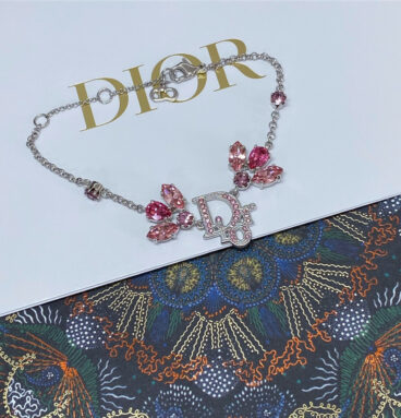 dior flower fairy pink diamond bracelet