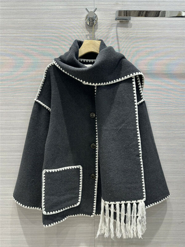 Toteme new autumn and winter scarf style coat