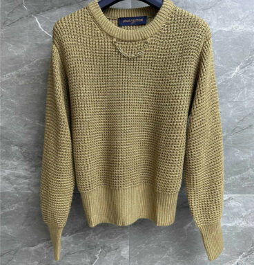 louis vuitton LV chain knitted sweater
