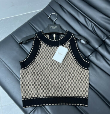 Balmain wool knitted vest set