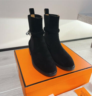 Hermès Kelly buckle Martin boots