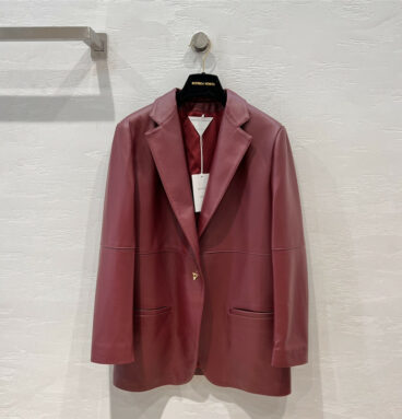 Bottega Veneta sheepskin premium leather suit