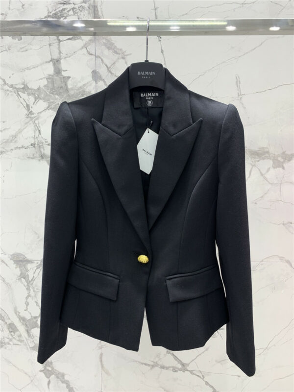 Balmain wool waisted suit