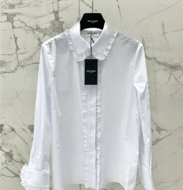 YSL lace cotton shirt