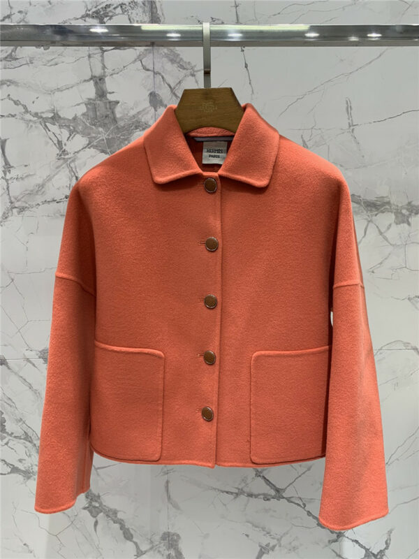 Hermès cashmere cropped jacket