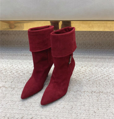 YSL autumn and winter monogram short boots