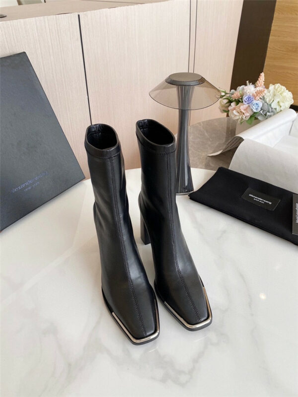 alexander wang stretch leather boots