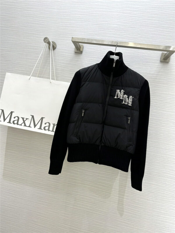 MaxMara elegant down knitted jacket