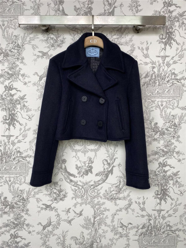 prada new woolen short coat