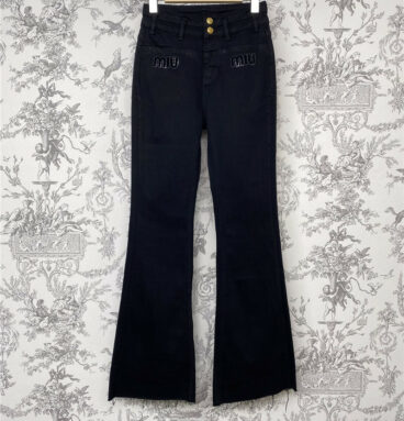 miumiu new bootcut jeans