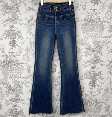 miumiu new bootcut jeans
