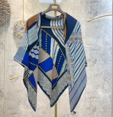 Hermès "Dressage" 140cm Shawl