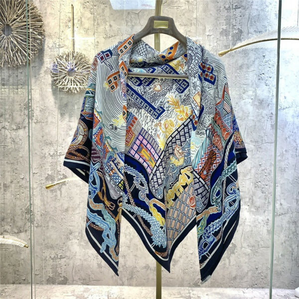 Hermès d'Ete 140cm shawl