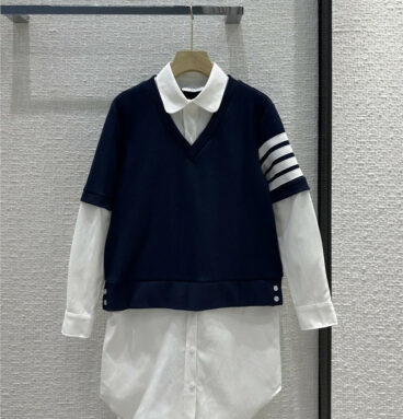 THOM BROWNE new college style shirt dress