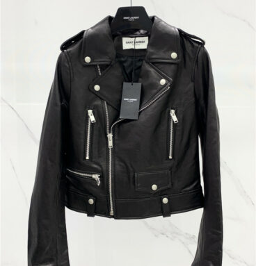 YSL love leather jacket