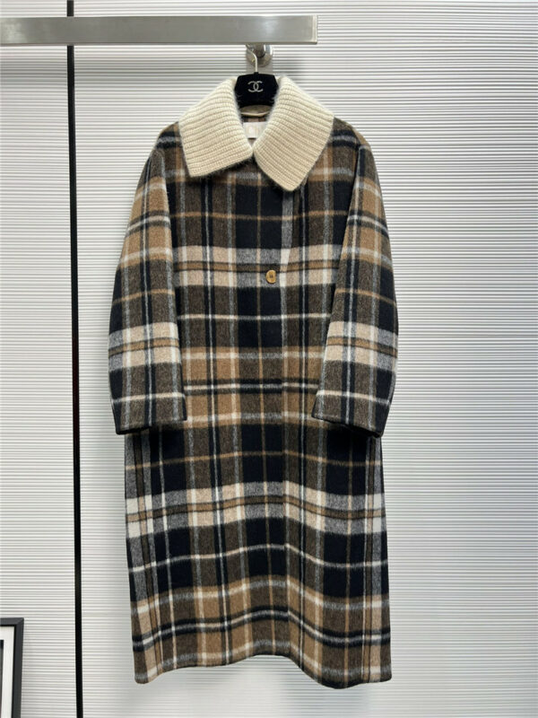 Chloé lapel double-sided cashmere long coat