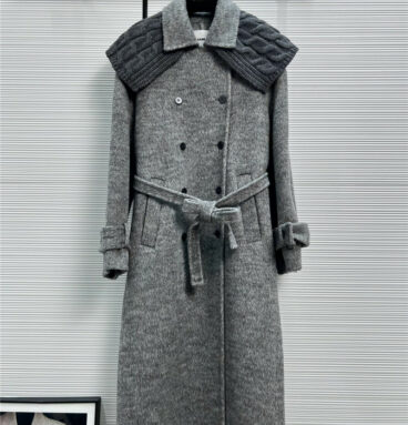 jil sander removable reversible cashmere coat