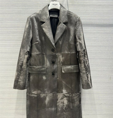 prada sheepskin suit coat